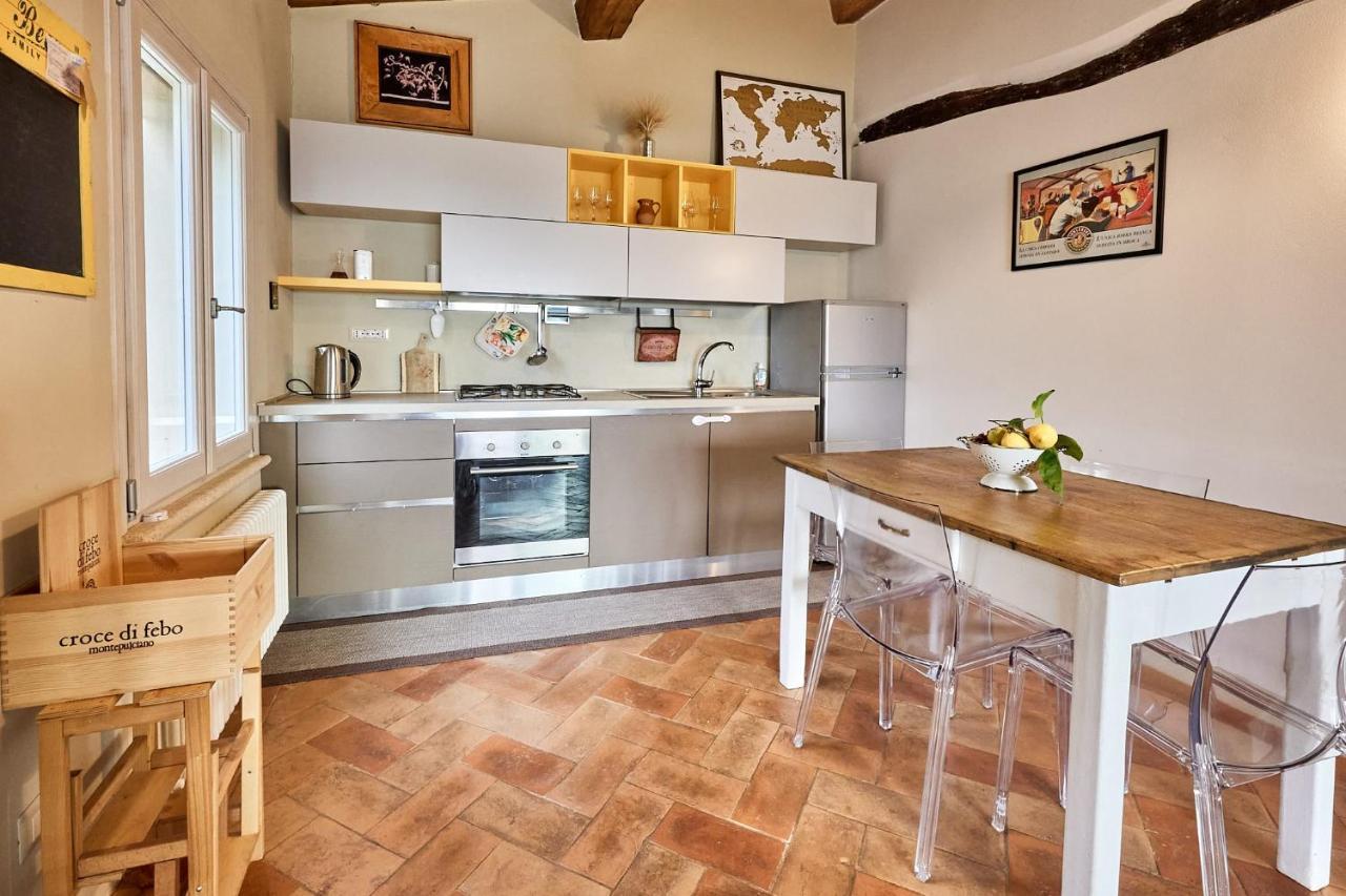 La Finestra - Centro Storico Montepulciano, Casa Panoramica. Villa Bagian luar foto
