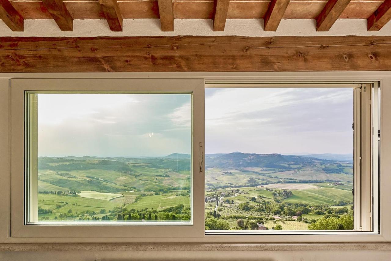 La Finestra - Centro Storico Montepulciano, Casa Panoramica. Villa Bagian luar foto
