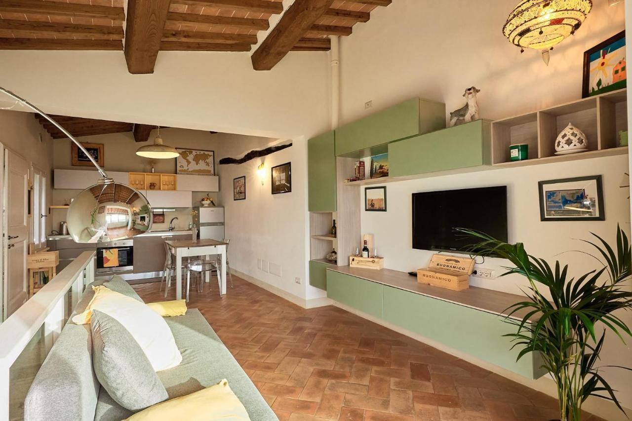 La Finestra - Centro Storico Montepulciano, Casa Panoramica. Villa Bagian luar foto