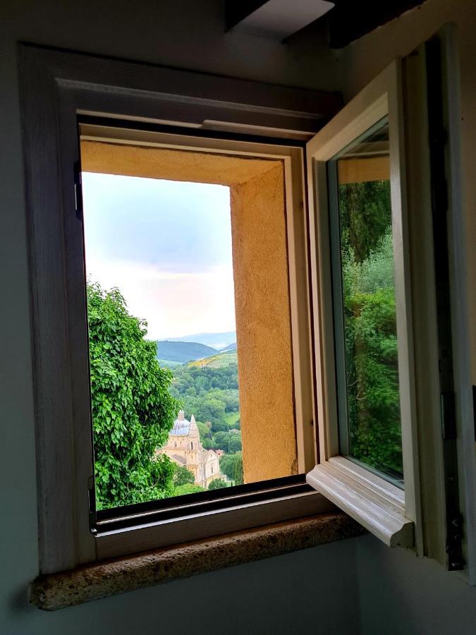 La Finestra - Centro Storico Montepulciano, Casa Panoramica. Villa Bagian luar foto