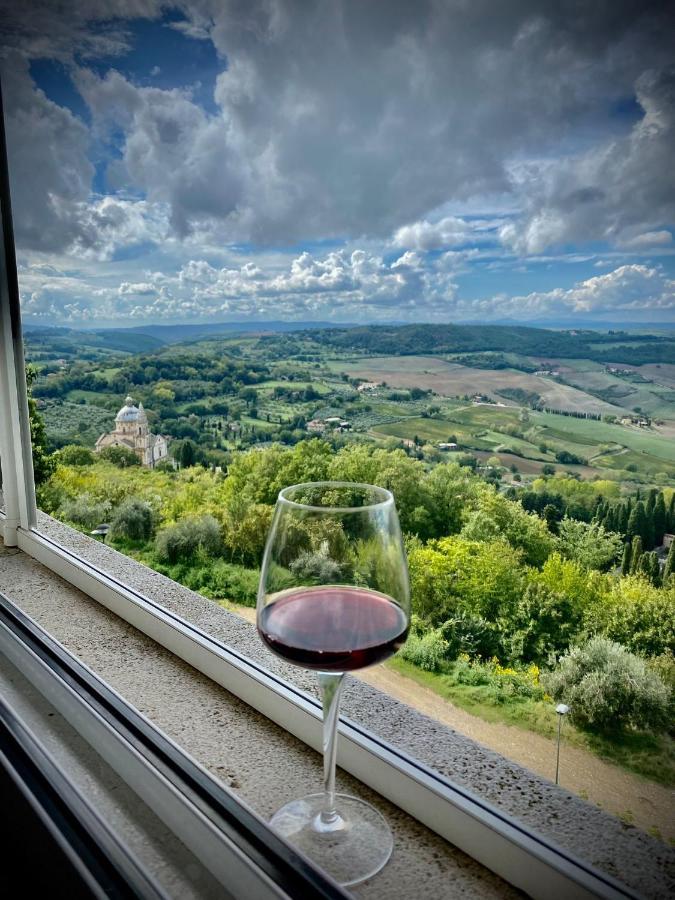 La Finestra - Centro Storico Montepulciano, Casa Panoramica. Villa Bagian luar foto