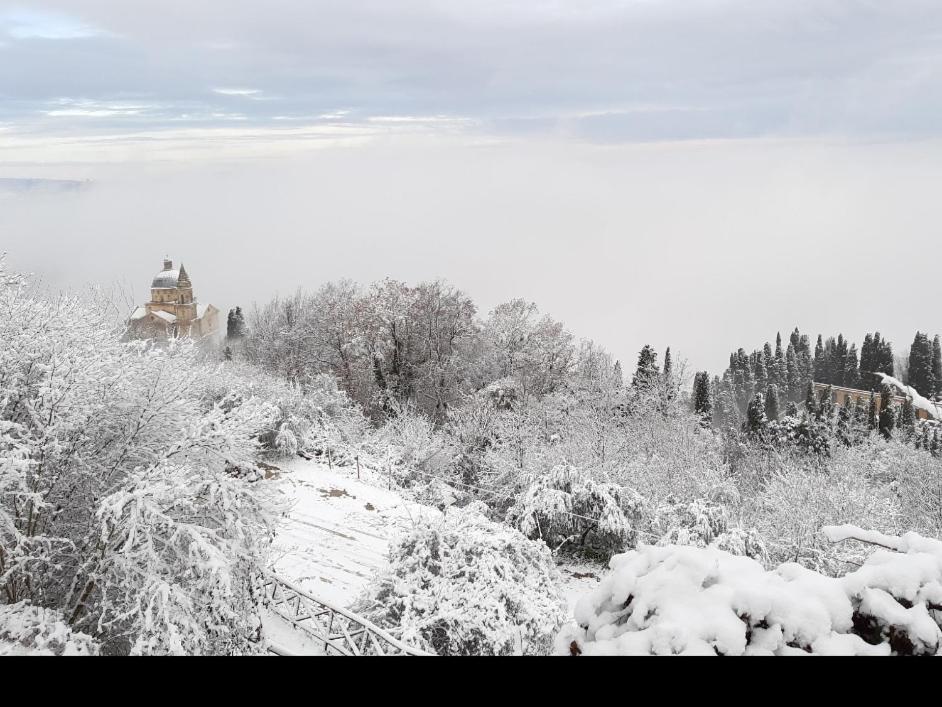 La Finestra - Centro Storico Montepulciano, Casa Panoramica. Villa Bagian luar foto
